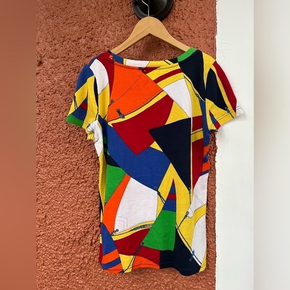 Women’s RALPH LAUREN, NAUTICAL, SAIL, COLORFUL, LADIES T SHIRT- Small - Picture 2 of 6